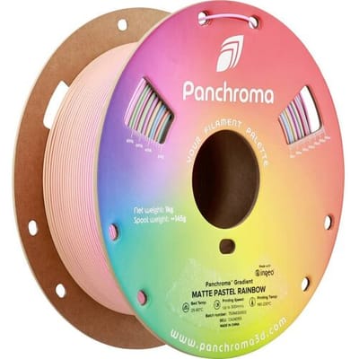 Polymaker CA04055 Panchroma™ Gradient Matte Filament PLA kunststof Meerkleurig 1.75 mm 1000 g Pastel Rainbow, Regenboog 1 stuk(s)