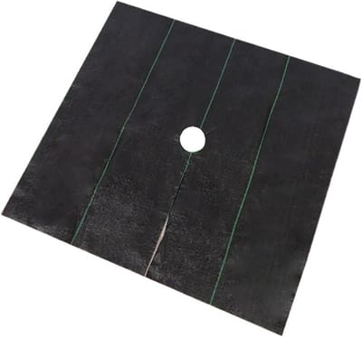 Onkruidwerend doek - Bodemdoek Tuin - Onkruid Vrij Houden - Waterdoorlatend - 10 stuks 1.2x1.2M - Zwart
