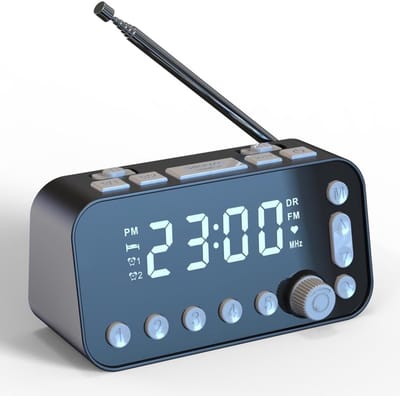 Digitale Wekker - Radio Klok - Wakker Worden - Groot LED Display - 3.5 Inch Scherm