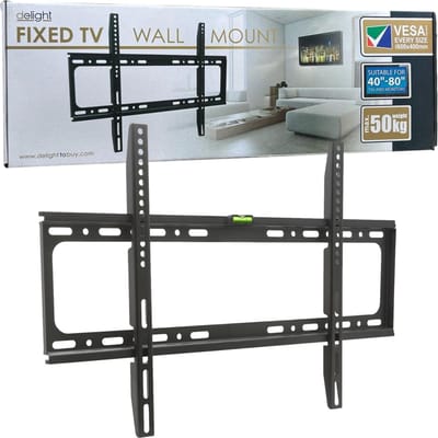 Delight TV Beugel - VESA 600x400 mm(max.) - Geschikt voor 40 - 80" inch - Met ingebouwde waterpas