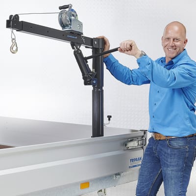 Datona® Aanhangerkraan - Zwart