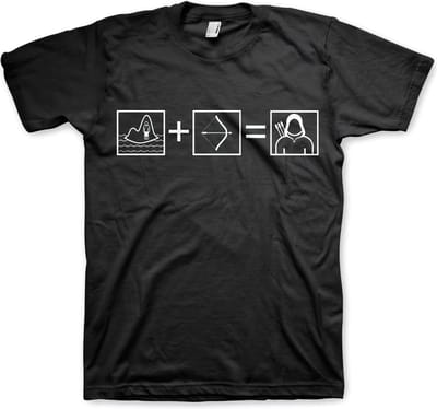 DC Comics Arrow Heren Tshirt -M- Arrow Riddle Zwart