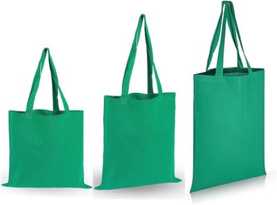 Herbruikbare boodschappentassen - 10 Stuks Canvas Tote - 100% Katoen - Ideaal Voor Bedrukking En Borduurwerk - Uniseks