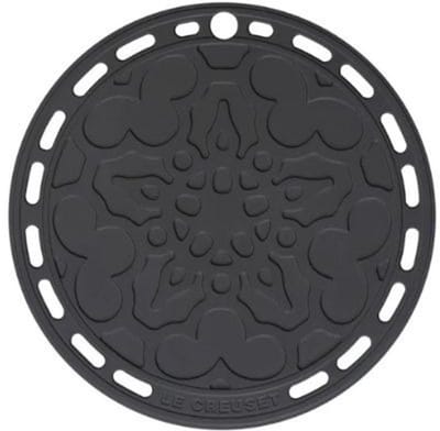 LE CREUSET - Siliconen - Onderzetter Ebbenzwart 20cm