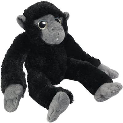 PIA Soft Toys - Pluche Knuffeldier Gorilla zwart - 30 cm