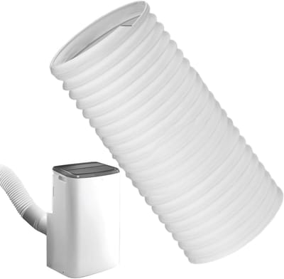 Afvoerslang Airco - Flexibele Leiding - Ventilatie Verbeteren - Telescopisch Ontwerp - Diameter 13/15 cm - Wit