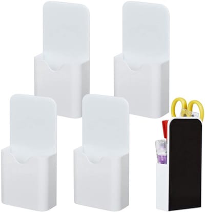 Magnetische Markeerhouder - 4-delige Set - Magnetische Pennenhouder - Bureau Accessoires - Krachtige Magneet - Eenvoudig Opbergen