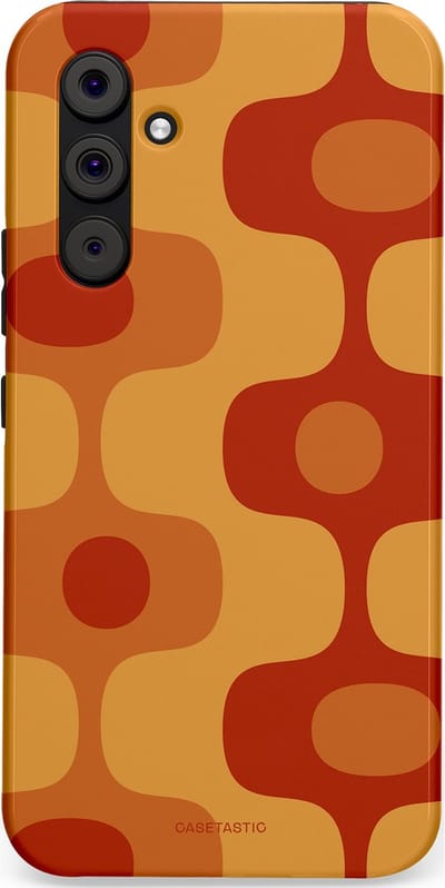 Casetastic Hoesje Geschikt voor Samsung A54 (5G) - Stijlvolle Beschermende Duo-layer Case - Vintage Rust