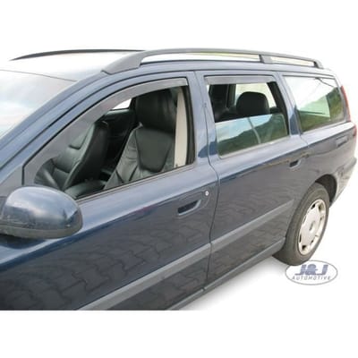 Déflecteurs d'air - J&J AUTOMOTIVE - Heko - Fumé - Installation facile - Pour Volvo V70 2000-2007