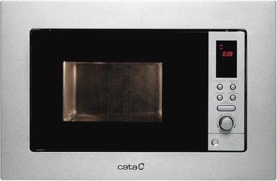 Inbouwmagnetron met Grill - Roestvrij Staal - 20L Capaciteit - 8 Automatische Menu's - 5 Vermogensniveaus