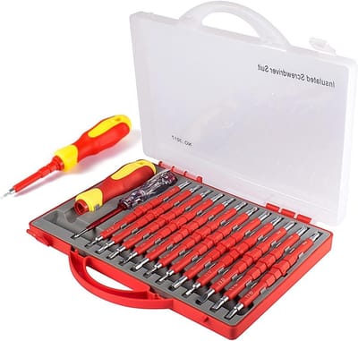 Schroevendraaierset - Reparatieset Gereedschap - Klusjes Thuis - Magnetische Tips - 26 Delig - Zwart