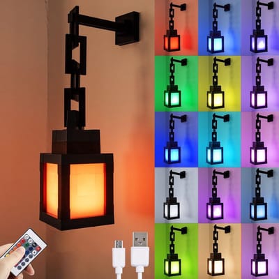 Decoratief - Pixel Mood Light met afstandsbediening - 16 kleurveranderende LED-nachtlampje - Oplaadbare tafellamp voor de slaapkamer - Magische sfeer voor kinderkamers en woonkamers