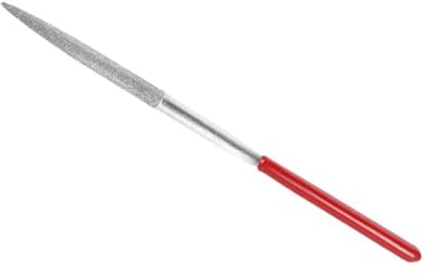Diamant Coated Naaldvijl 150 Grit - Half Ronde Bestanden voor Metaal, Glas en Steen - 140mm Lengte