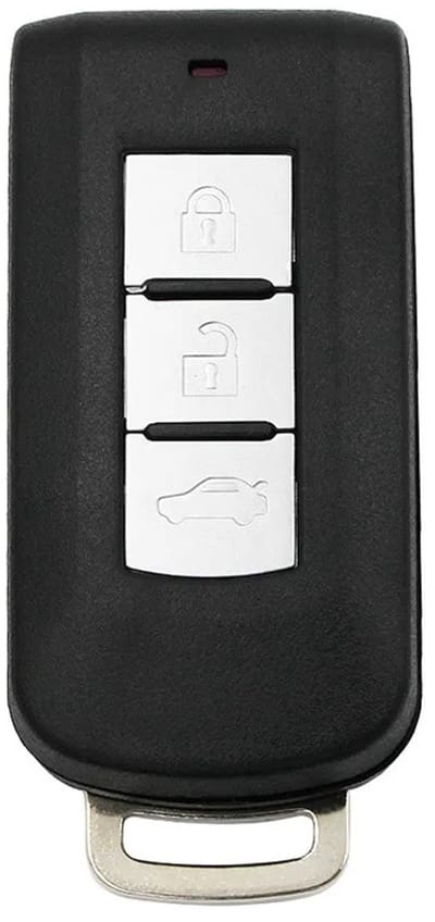 XEOD Autosleutelbehuizing - sleutelbehuizing auto - sleutel - Autosleutel / Geschikt voor: Mitsubishi smartkey