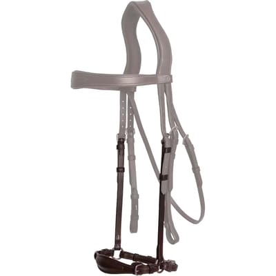 Hangende neusriem met ketting voor paard Dy'on