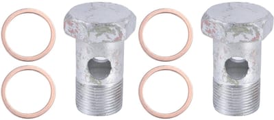 Dailygoods- Motorholschroeven 52mm Lengte - 6 Stuks - Zilveren Kleur - Precisie Bewerkt - Duurzaam - Antislip Prestaties - Schroefset