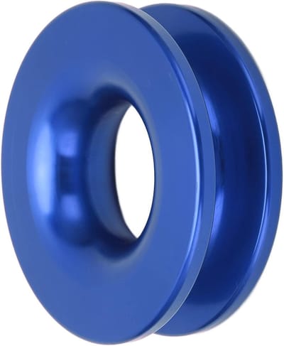 Aluminium Recovery Ring voor Winch tot 41000lbs - Geschikt voor 7/16in en 1/2in Touwen, Ideaal voor Offroad en Berging
