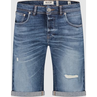Circle of Trust Connor Short Dry Rinsed Maat: W26 | Spijkershorts Outlet | Heren | Blauw