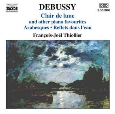 François-Joel Thiollier - Debussy: Claire De Lune | Piano Favourites (CD)