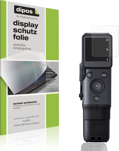 dipos – 4x Matte Beschermfolie geschikt voor Fujifilm Instax Mini Evo Cinema | Krasbestendige & antireflecterende Screenprotector Ultra-Thin