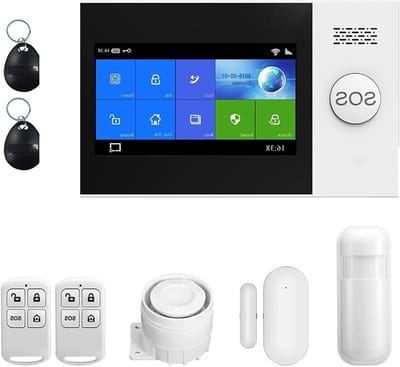 Smart Alarm Systeem - Huisbeveiliging GSM - Huis Beveiligen - APP Controle RFID - 229 x 127 x 127 cm