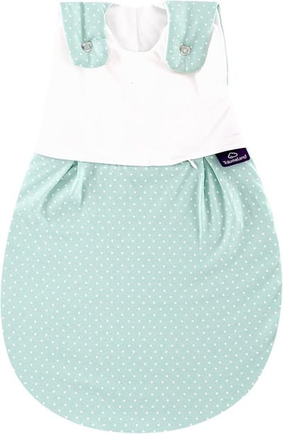 Baby Slaapzak Ideaal voor Buiten Mint Polka Dot Maat 50/56
