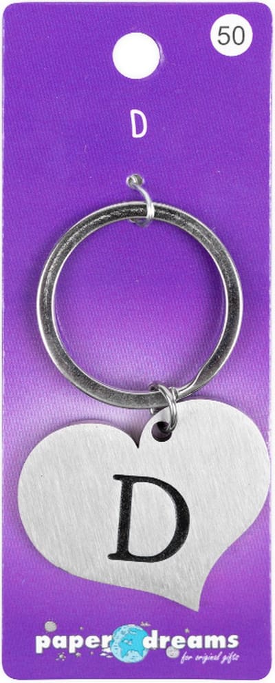 Hart sleutelhanger - D