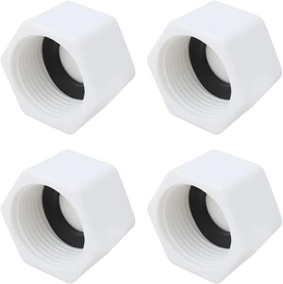 Dailygoods- Pijppluggen 4X - Geschikt voor 3/4" OD-buizen - Duurzaam PPR-materiaal - Compact en ruimtebesparend - Drukbestendig en hittebestendig - Geen lekkage. - Pijpafsluiters