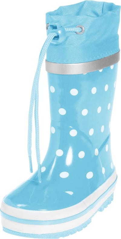 Playshoes - Regenlaarsje Stippen - Turquoise - maat 26-27EU