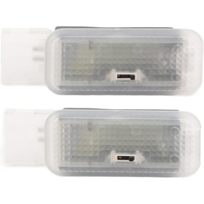 Auto LED Deur Voetruimte Lamp 3 Kleuren Licht Plug en Play Vervanging voor Cayenne 06‑17 gray