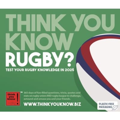 Think You Know Rugby Box Calendar 2025 - Know, Think You
