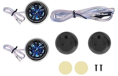 Allecto - Auto Tweeter Luidspreker - Muziekspeler Audio Tweeters - Hoog rendement - Geluidssysteem - 150 W - Perfect voor autogeluid - Compact formaat
