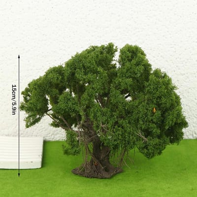 12/15cm Hoog Superieure Kwaliteit Draad Modelboom Micro Landschap Landschapsdecoratie Zandtafel Parklandschap DIY Stof