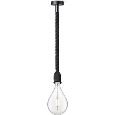 Home sweet home hanglamp Leonardo zwart Pear - helder