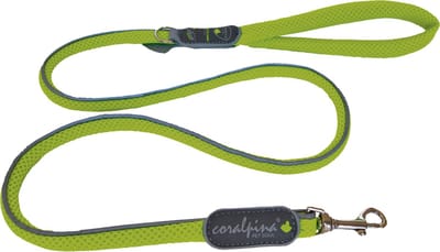 Coralpina luxe hondenriem leash Cinquetorri groen, 18 mm/110 cm