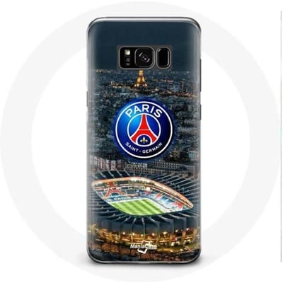 Samsung Galaxy S8 hoesje psg logo stadionnacht Eiffeltoren