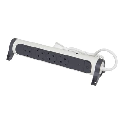 Legrand Premium Automatisch Stopcontact 4x Met 1,5m Kabel (Europese Stekkerdoos) - 694525 [5 stuks]