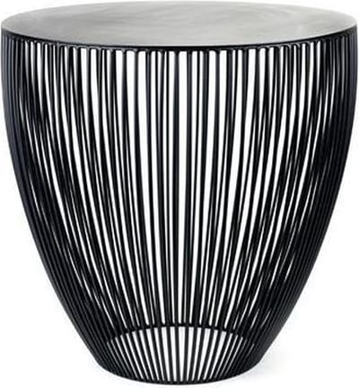 Serax - Antonino Sciortino Metal sculptures - Bijzettafel L - Zwart - 50 Ø