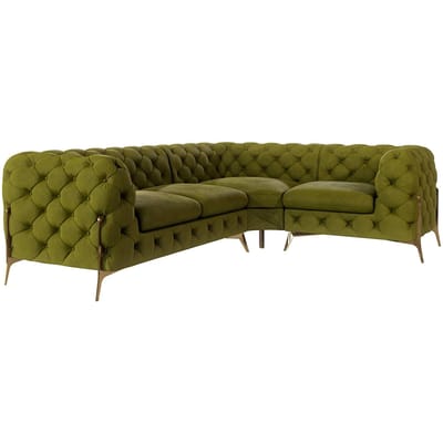 3-zitshoekbank Chelsea rechts velvet | ROPEZ