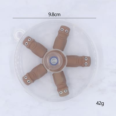 Italiaanse Brainrot Misvormde Fidget Spinner Ketting Speelgoed Tung Tung Tung Sahur Tralalero Tralala Volwassen Stressverlichting Antistress Gyro gray