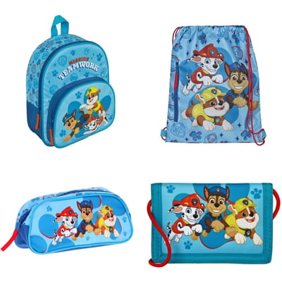 Paw Patrol tassenset; rugzak, gymtas, etui en portemonnee