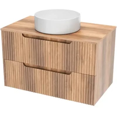 Aurlane Wastafelonderkast Emilien 45cm - Hout - Met 2 Lades
