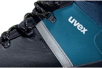 Uvex Veiligheidsit-schoen Laarzen 6513 Zwart/Blauw