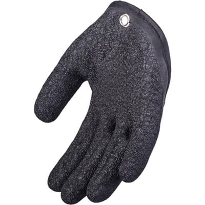 Gant de pêche pêcheur professionnel gant de capture de poisson gant de pêche antidérapant protège la main des coupures, des perforations et des éraflures Right gray