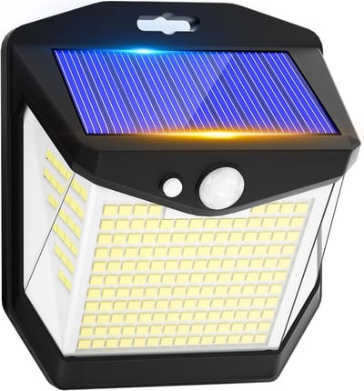 Krachtige Solar Buitenlamp met Bewegingssensor en 248 LED's