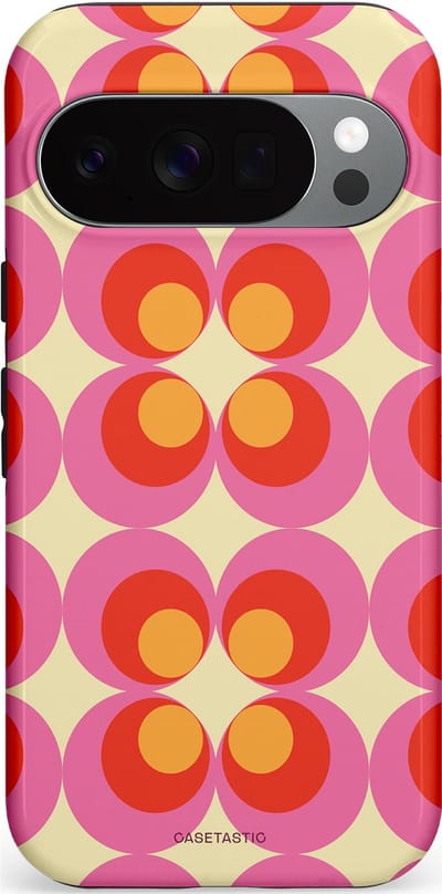Casetastic Hoesje Geschikt voor Google Pixel 10/10 Pro - Stijlvolle Beschermende Duo-layer Case - Circle boogie