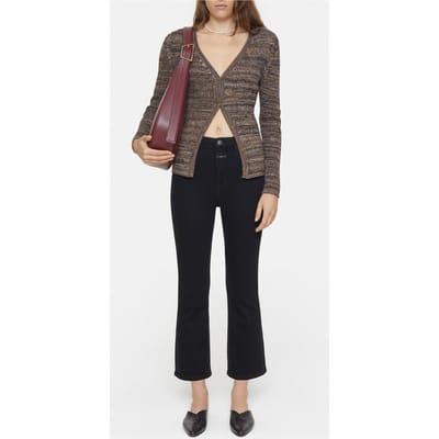 Closed Hi-sun Jeans Dark Grey Maat: W26L34 | Pantalons Outlet | Dames | Zwart