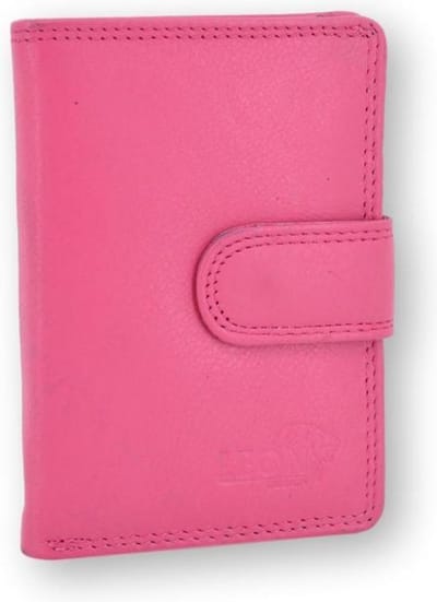 LeonDesign - pasjeshouder - roze - leer - pasjeshouder mannen - kaarthouder - pasjeshouder vrouwen - mapje - mapje voor pasjes - cadeau voor vrouw - cadeau voor man - cadeau voor vrouwen verjaardag - cadeau voor man verjaardag - cadeaus - cadeau