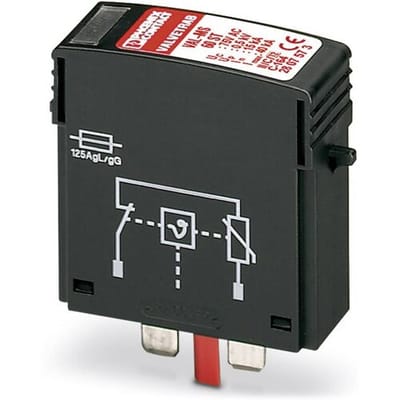 Phoenix Contact 2807573 VAL-MS 60 ST Insteekbare overspanningsafleider Set van 10 stuks Overspanningsbeveiliging voor: Verdeelkast 15 kA 10 stuk(s)