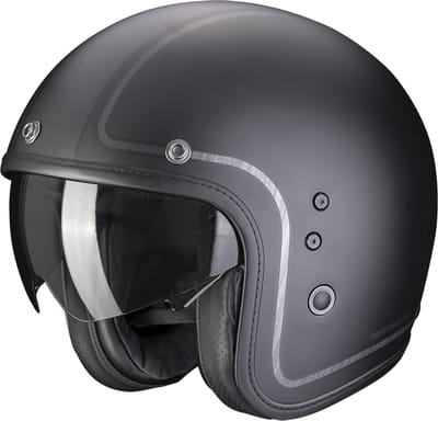 Scorpion Belfast Evo Retrol Matt Black-Silver S